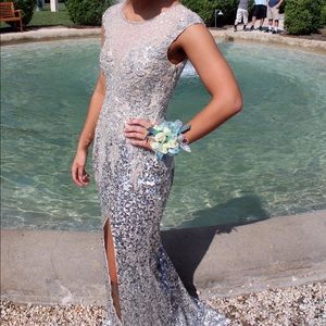 Primavera Beaded Prom Dress